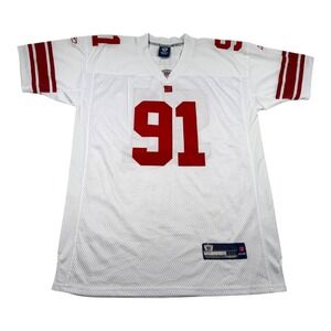 New York Giants Justin Tuck Jersey Mens Size 50 White NFL Football Onfield